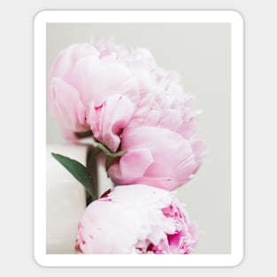 Flowers print, Scandinavian, Peony, Fashion print, Scandinavian art, Modern art, Wall art, Print, Minimalistic, Modern Sticker